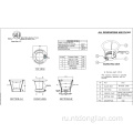 Высокий давление медицинское газовое цилиндр N2O Промышленное использование стального газообразного цилиндра